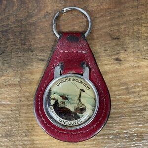 Vintage Grouse mountain keychain